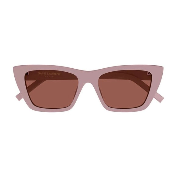 NEW SAINT LAURENT SUNGLASSES, SL 276 MICA 058 PINK WOMEN EYEWEAR SL276 MICA 058